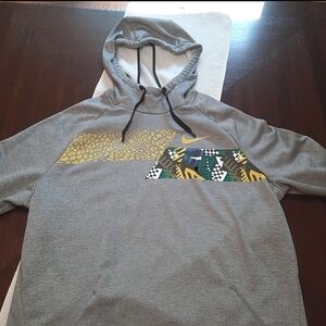 NIKE  DRI-FIT THERMA JUNGLE PRINT PULLOVER HOODIE